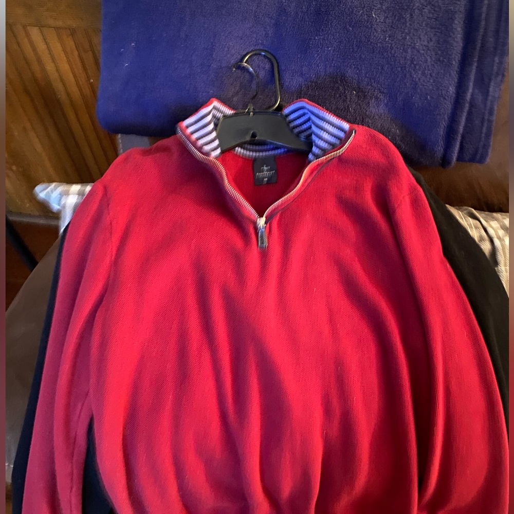 Taylorbyrd men’s jacket red and blue